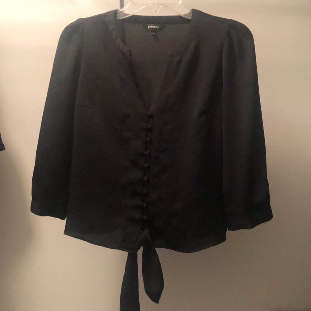 Express Black Blouse